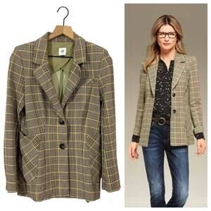 CAbi Pastime Plaid Jacket (Style 3548) - Brown Multi - 6